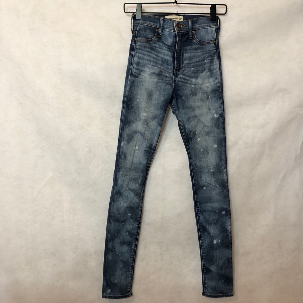 Abercrombie Kids Girls Skinny Jeans Size 16 Slim - Picture 1 of 4